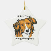 engelse geschenken - sable keramisch ornament (Voorkant)
