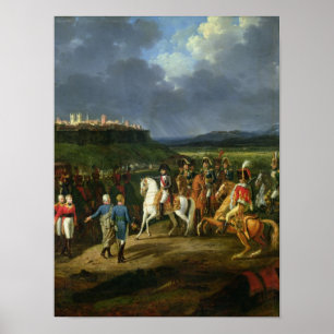 Engelse gevangenen in Astorga Gepresenteerd aan Poster