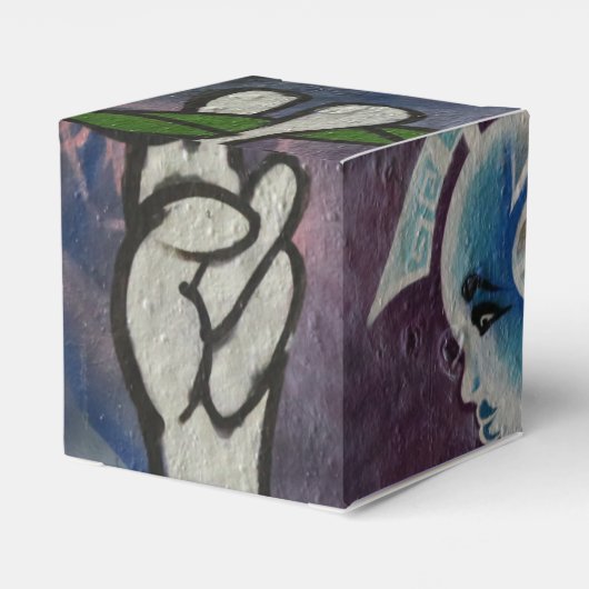 Engelse graffiti, Londen, Verenigd Koninkrijk Bedankdoosjes (Achterkant)