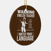 Engelse Grammar Checker Keramisch Ornament (Rechts)