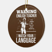 Engelse Grammar Checker Keramisch Ornament (Links)