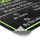 Engelse Grammar Delen van Speech Poster (Hoek)