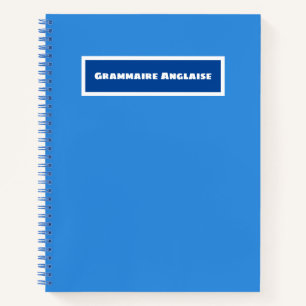 Engelse Grammaticabook Notitieboek