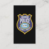 Engelse Grammatische politie Funny Sarcasm literai Visitekaartje (Voorkant)