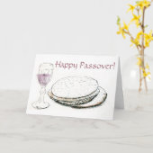  Engelse Greeting Pesach Passovercard Kaart (Gele Bloem)