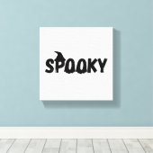 Engelse Griezelen Halloween Canvas Afdruk (Insitu (Houten vloer))