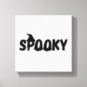 Engelse Griezelen Halloween Canvas Afdruk