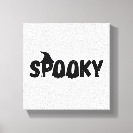 Engelse Griezelen Halloween Canvas Afdruk (Voorkant)