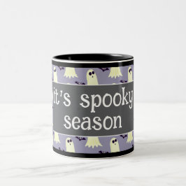 Engelse Griezelseizoen Herfst Halloween Tweekleurige Koffiemok
