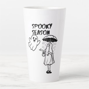 Engelse Halloween Griezelseizoen Cute Ghost Latte Mok