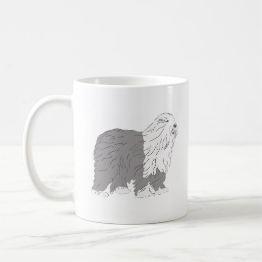 Engelse Herdershond Koffiemok (Links)