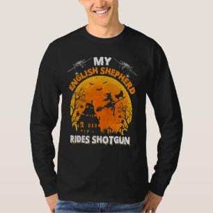 Engelse Herdershond Rijdt Schotshotel Engelse Herd T-shirt