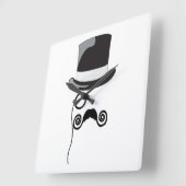 engelse herenklok vierkante klok (Hoek)