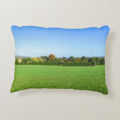 Engelse herfst platteland - gepersonaliseerd accent kussen (Achterkant)