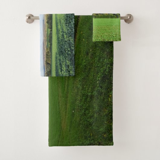 Engelse herfst platteland - gepersonaliseerd bad handdoek (Insitu)