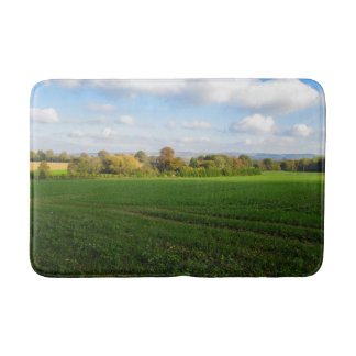 Engelse herfst platteland - gepersonaliseerd badmat