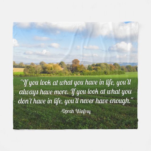 Engelse herfst platteland - gepersonaliseerd fleece deken