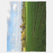 Engelse herfst platteland - gepersonaliseerd fleece deken (Voorkant)