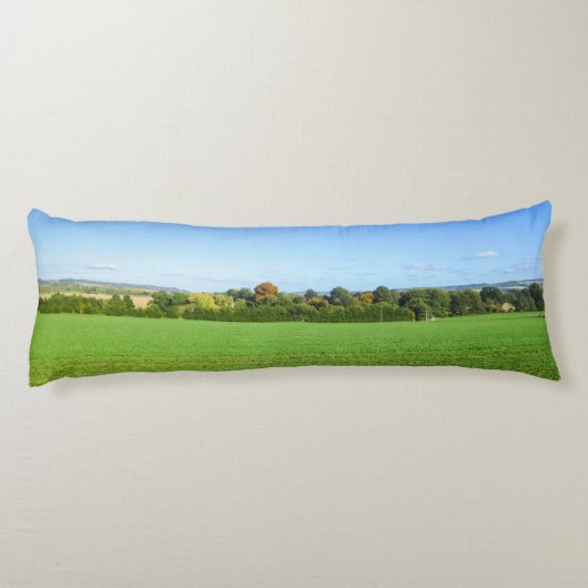 Engelse herfst platteland - gepersonaliseerd lichaamskussen (Achterkant)