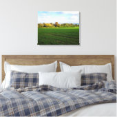 Engelse herfstplatteland - canvas afdruk (Insitu (Slaapkamer))