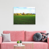 Engelse herfstplatteland - canvas afdruk (Insitu (Woonkamer))