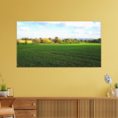Engelse herfstplatteland - canvas afdruk (Insitu (Woonkamer))