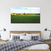 Engelse herfstplatteland - canvas afdruk (Insitu (Slaapkamer))