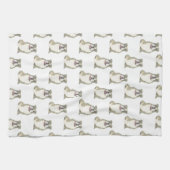 Engelse hond (Brindle) Theedoek (Horizontaal)