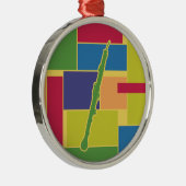 Engelse Hoorn Colorblocks Ornament (Rechts)