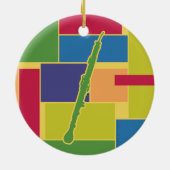 Engelse Hoorn Colorblocks Ornament (Achterkant)