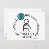 Engelse Hoorn - Wereld revolt rond Briefkaart (Voorkant / Achterkant)