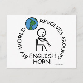 Engelse Hoorn - Wereld revolt rond Briefkaart