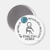 Engelse Hoorn - Wereld revolt rond Magneet (Voorkant / Achterkant)