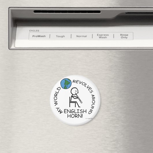 Engelse Hoorn - Wereld revolt rond Magneet (Insitu (Vaatwasser))