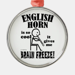 Engelse Horn, Brain Freeze Metalen Ornament
