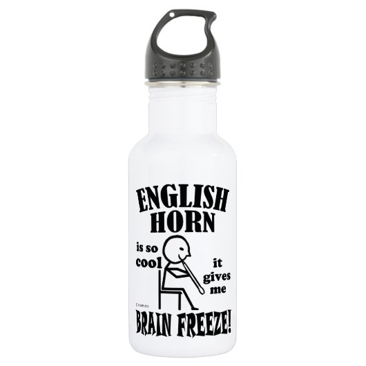 Engelse Horn, Brain Freeze Waterfles (Voorkant)