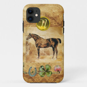 ENGELSE HORSE-, HOEFIJZER- EN SHAMROCK-MONOGRAM Case-Mate iPhone CASE