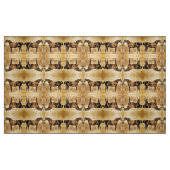 ENGELSE HORSE IN STABIEL STOF (Fat Quarter)