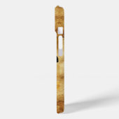 ENGELSE HORSE IN STABLE BROWN PARCHMENT MONOGRAM Case-Mate iPhone CASE (Achterkant / Links)