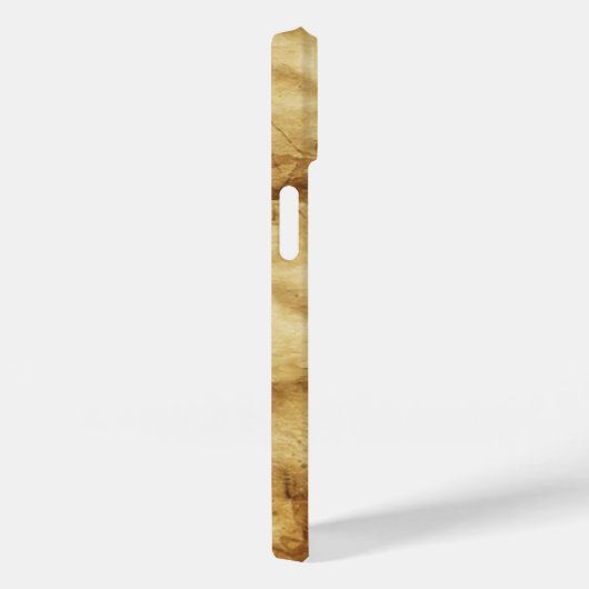 ENGELSE HORSE IN STABLE BROWN PARCHMENT MONOGRAM Case-Mate iPhone CASE (Achterkant / Rechts)