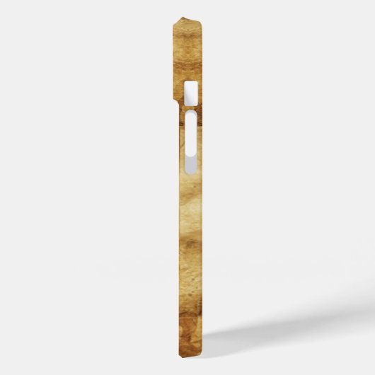 ENGELSE HORSE IN STABLE BROWN PARCHMENT MONOGRAM Case-Mate iPhone CASE (Achterkant / Links)