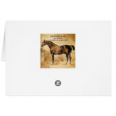 ENGELSE HORSE IN STABLE Parchment (Achterkant Horizontaal)