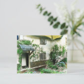 Engelse huistuin met een ivoren omhulling van de d briefkaart (Staand voorkant)