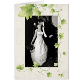 Engelse Ivy Wedding Foto Hartelijk dank