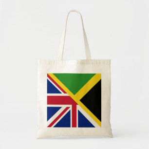 Engelse Jamaicaanse vlag De vlag van Half Jamaic Tote Bag