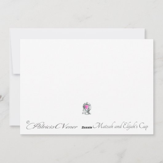 Engelse Kaart met brillengaas voor bedekking (Achterkant)