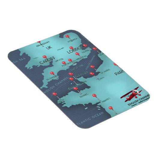Engelse Kanaal Zeekaart Magneet (Rechterzijde)