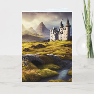 ENGELSE KASTEELKUNST VERJAARDAGSKAART  KAART