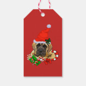 Engelse kerstcadeautjes voor Mastiff Cadeaulabel (Achterkant)