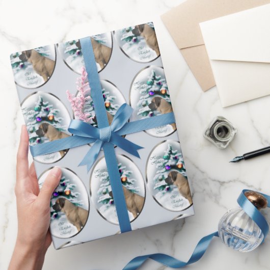 Engelse kerstmis cadeaupapier (Geschenken)